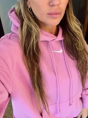 Nike Women's Lilac Pullover Hoodie with White Swoosh & matching Nike sweats